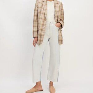 Everlane - The Rigid Way-High Jean - Two Tone Bone - Size 27 - New with Tags